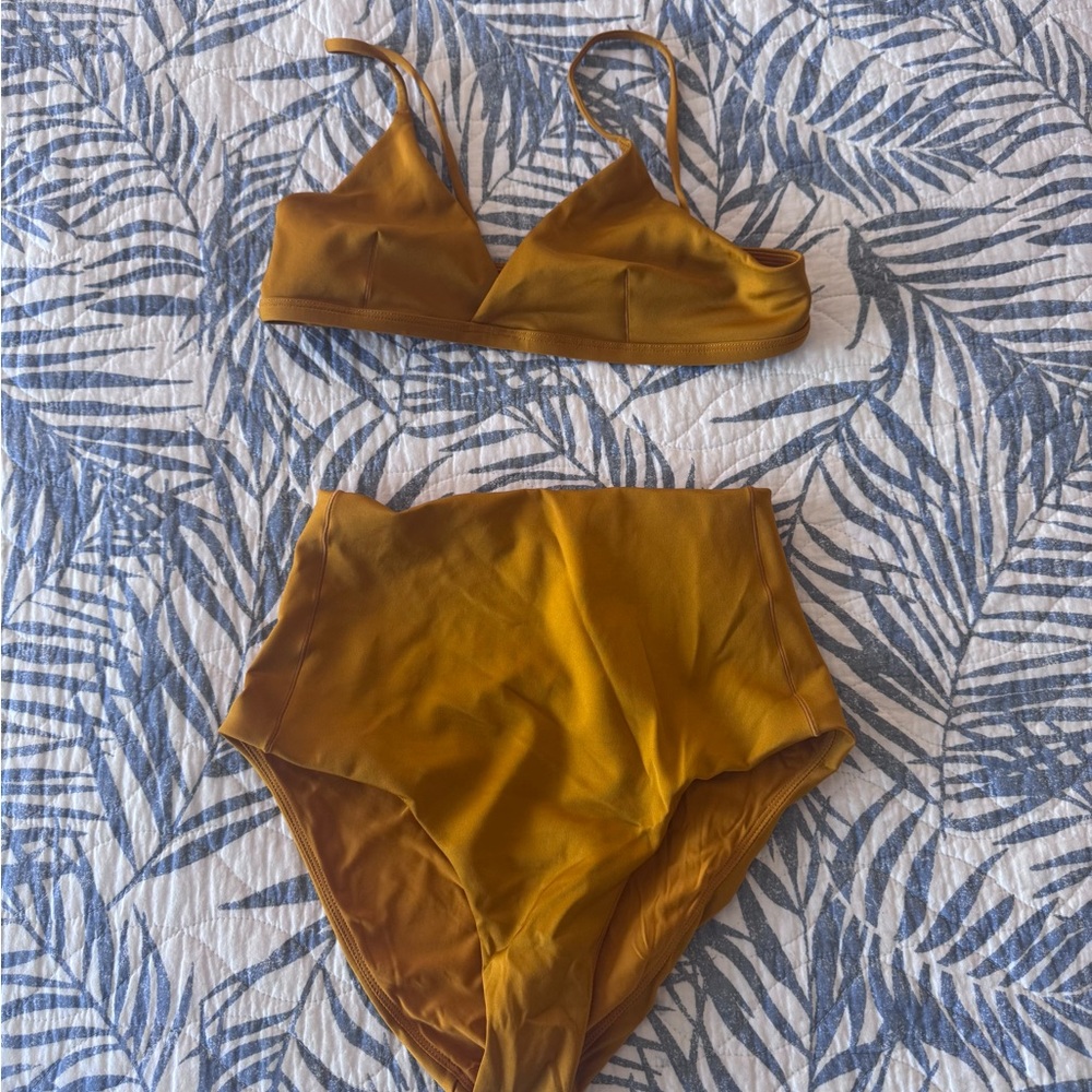 Left on Friday Golden Mustard Bikini